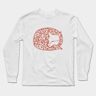 Sleeping Fox Long Sleeve T-Shirt